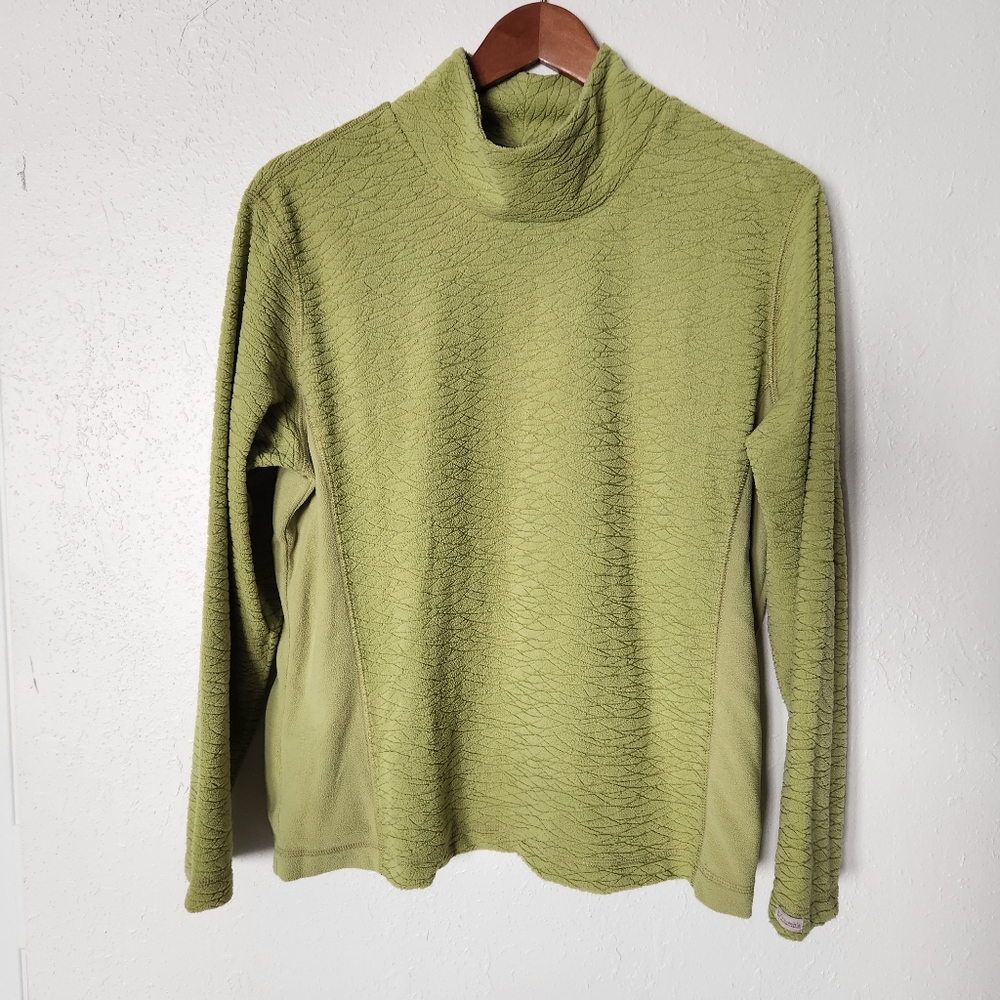 Columbia Fleece Cowl Neck Sweater